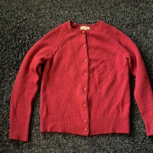 Cherokee red wool blend sweater